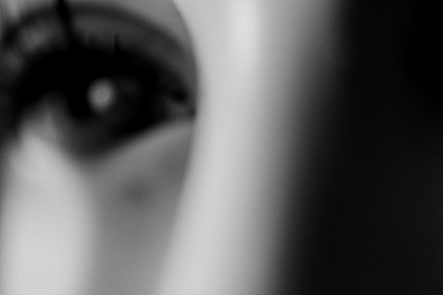 Mannequin model portraits eye