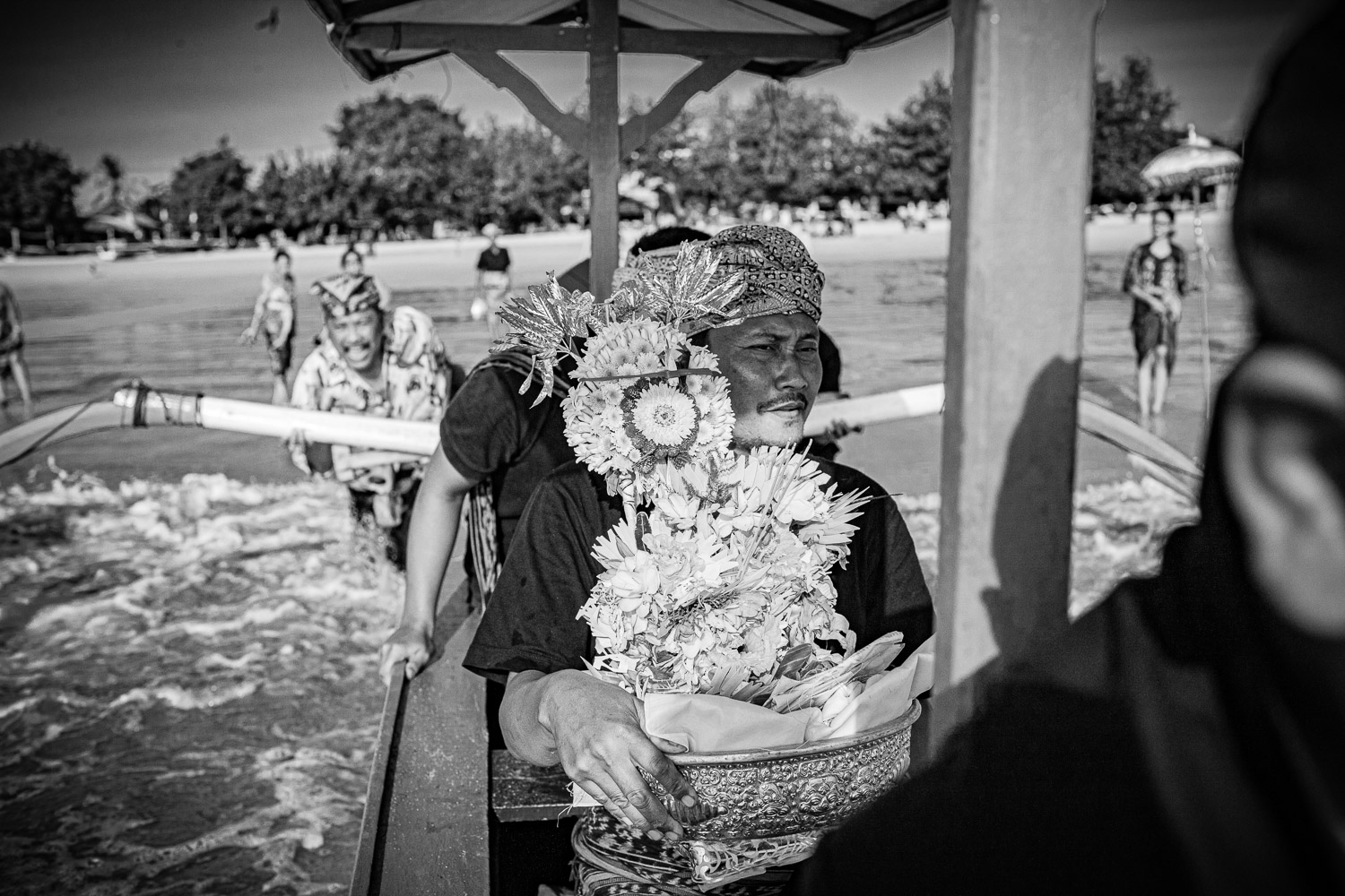 Ngaben cremation in Bali, the 5 elements of the body have been returned to the macrocosm whence they came.