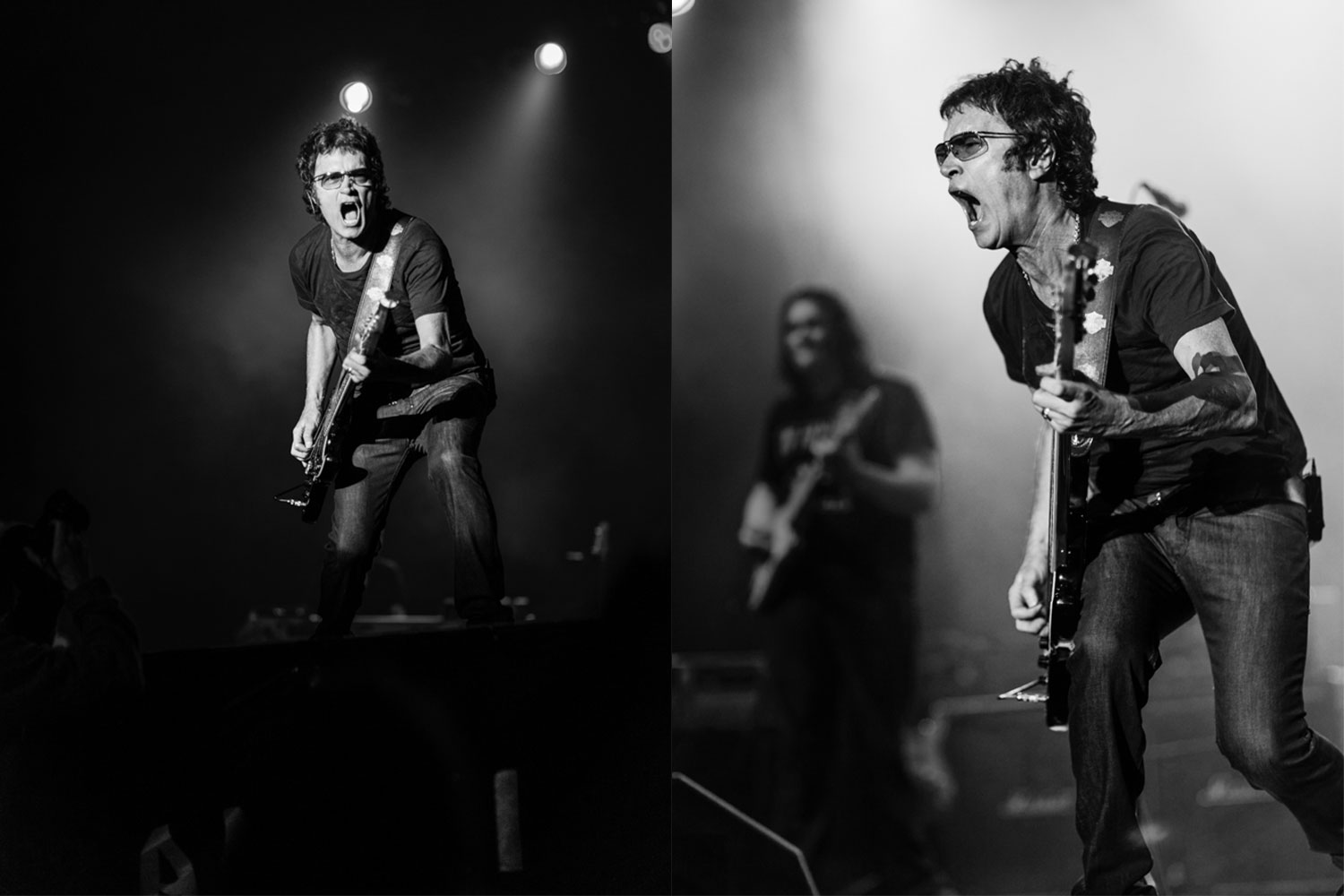 Glenn Hughes on stage performing