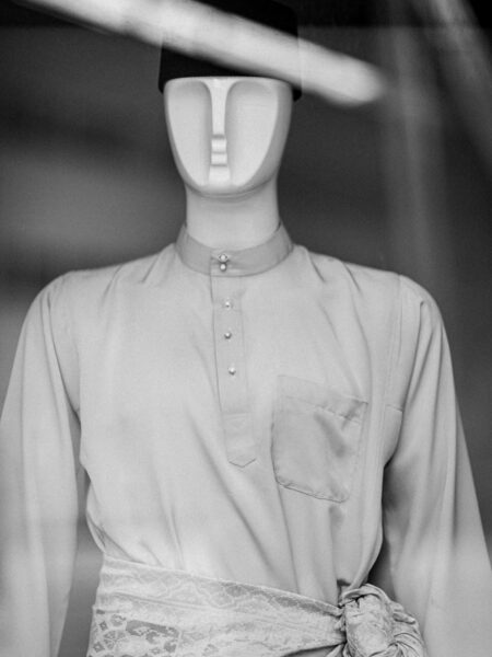 Mannequin male model black and white photo