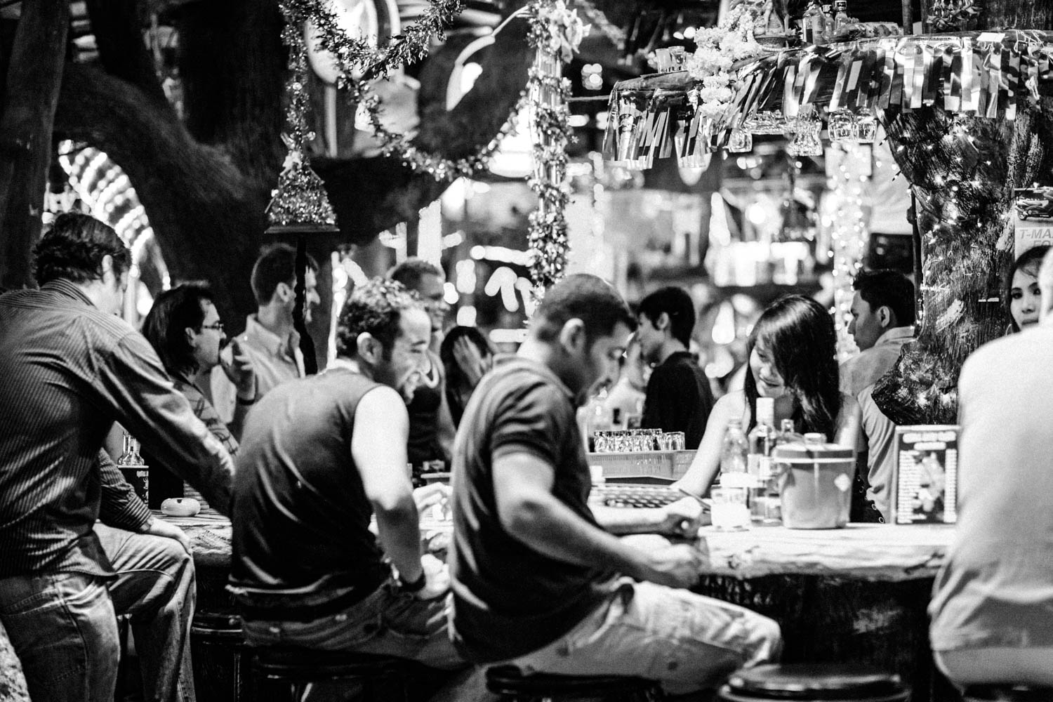 Bangla Road nightlife bar crowd