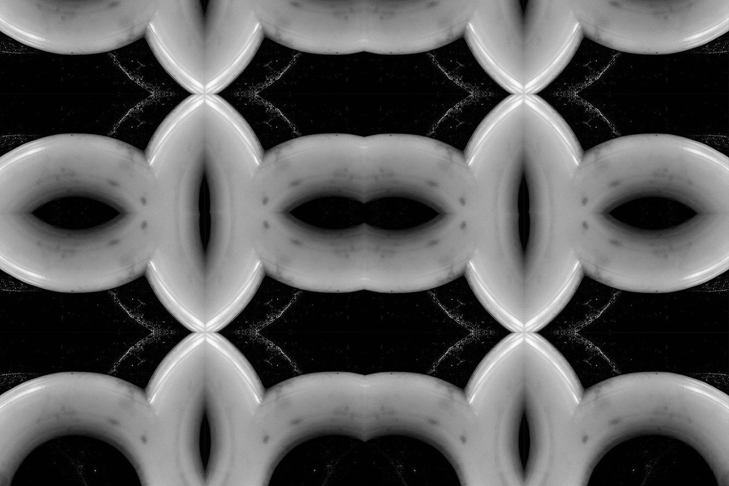 Kaleidoscope art experimentation geometry using the number eight