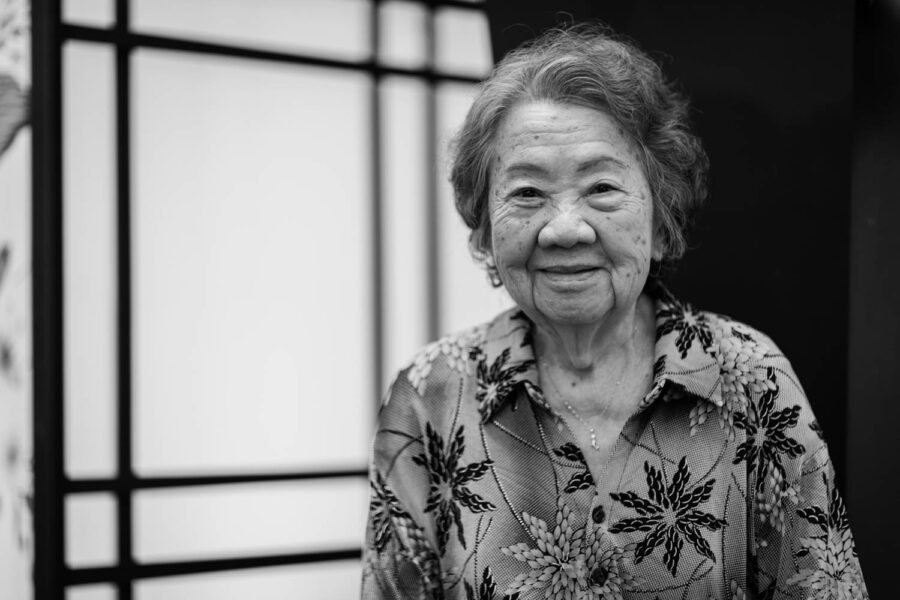 Portrait taken in a shopping mall in KL of a woman