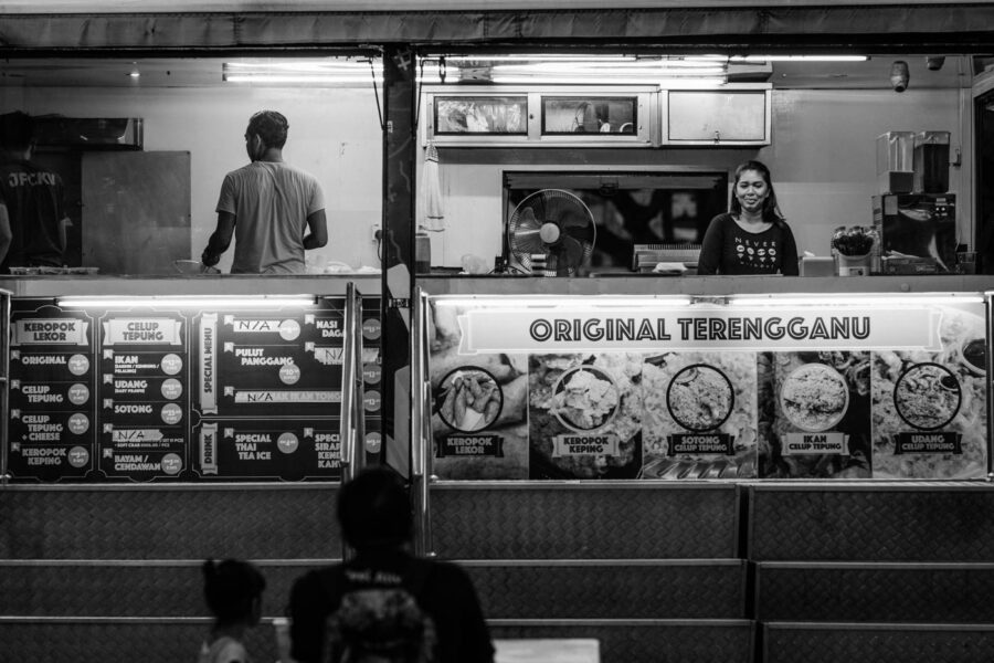 Food caravan in TTDI selling original terengganu - KL - Malaysia