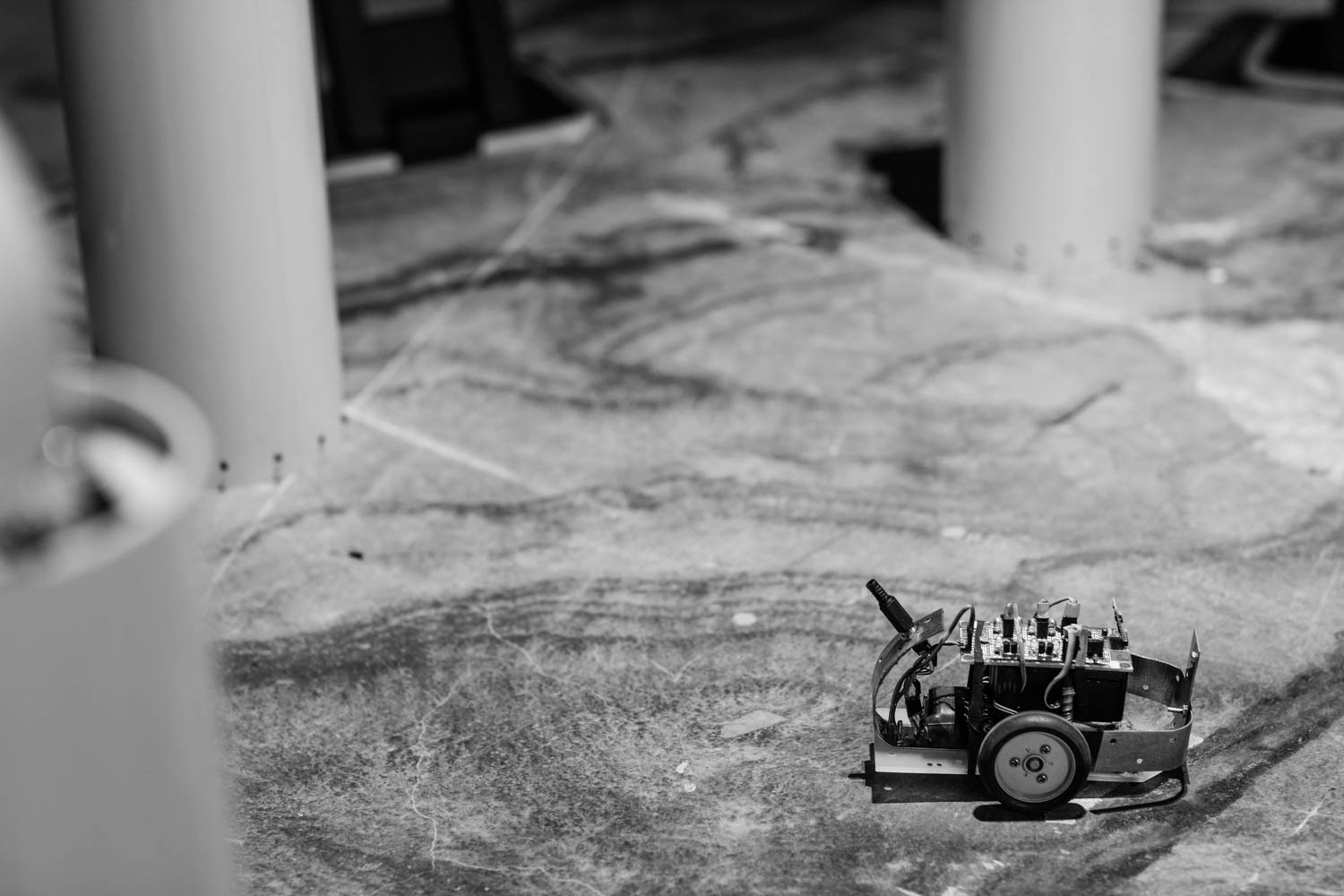 Ian M Clothier haiku robot installation