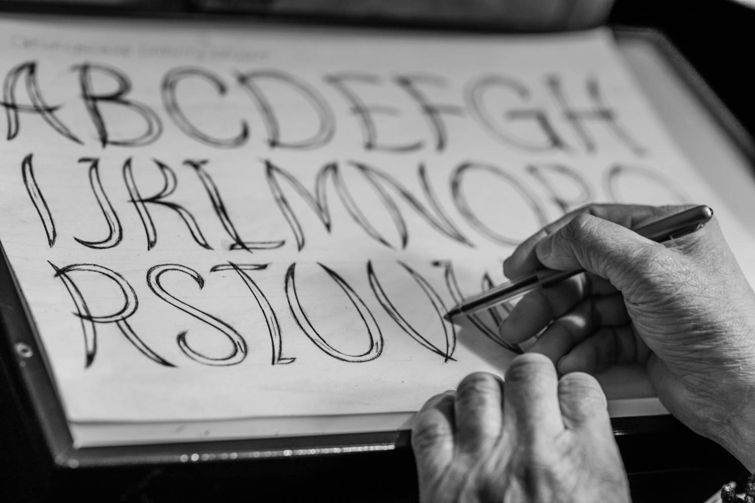 Perfecting the letter v