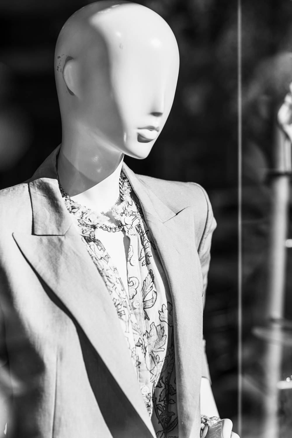 Blazer on shop mannequin at the Calexico Boutique on James Street.
