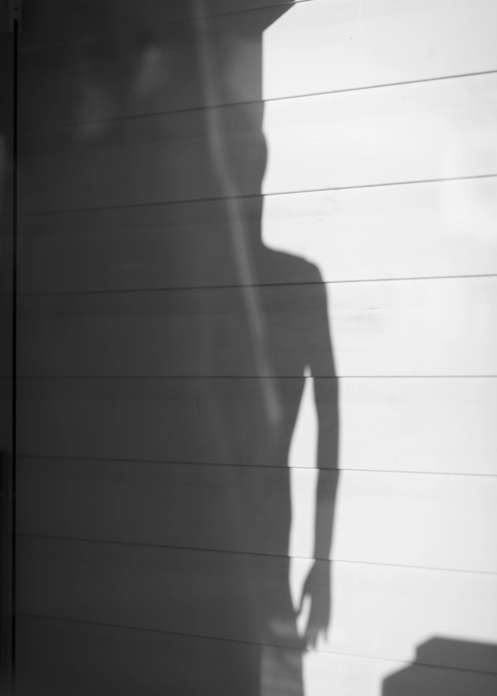 A mannequin's silhouette.