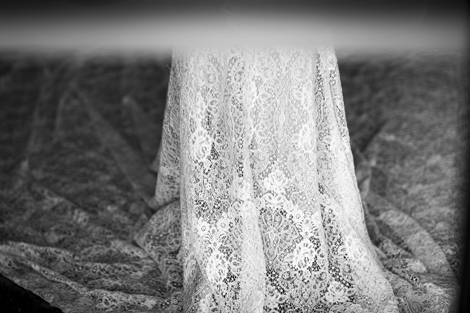 Lace wedding gown, Newstead, Brisbane.