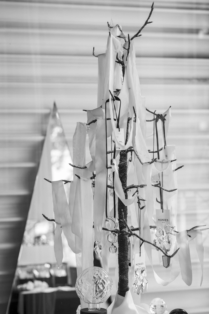 The Monies jewellery tree at Gail Sorronda's boutique in the James Street precinct.