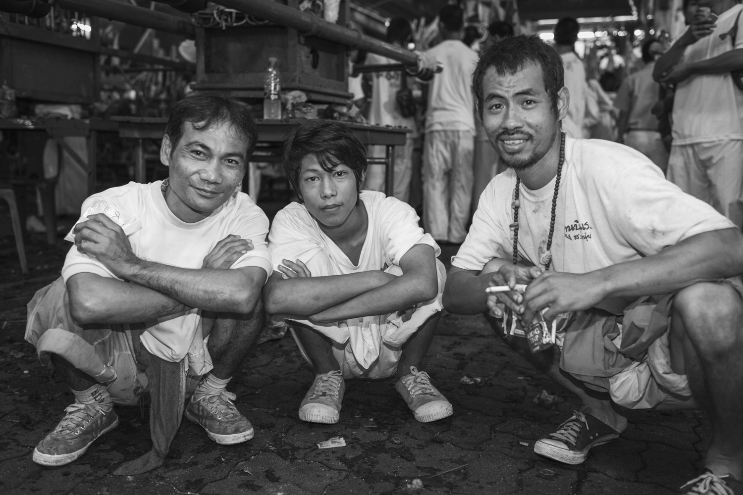 Portrait from the Lewkeng Ceremony at the closing of the Phuket Vegetarian Festival.