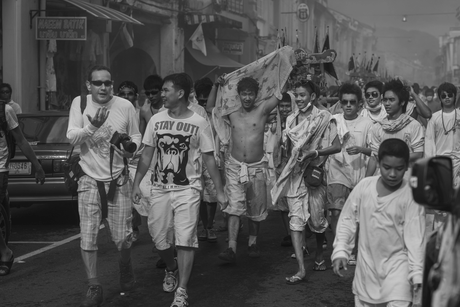 The palanquin procession parade is the finale of the Phuket Vegetarian Festival.